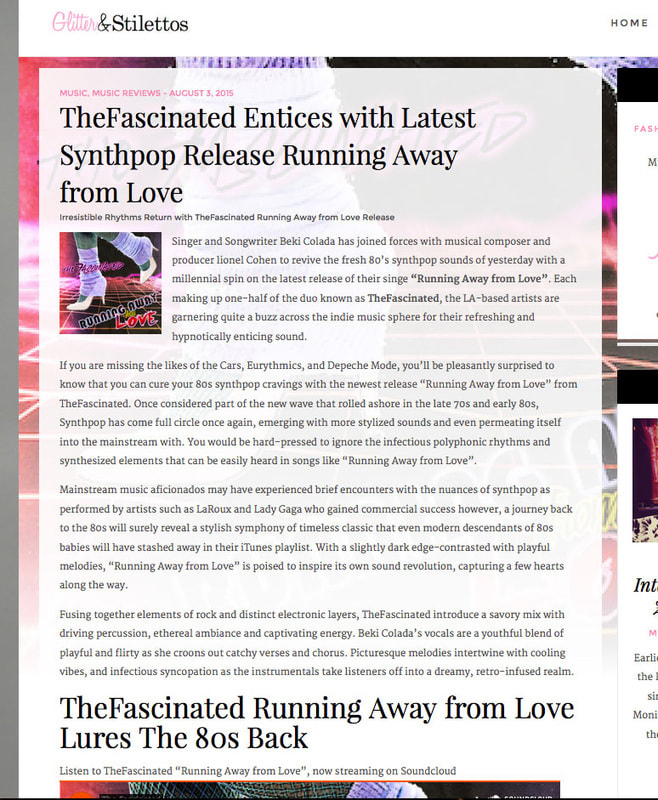 Glitter and Stilettos review of The Fascinated Running Away from Love